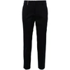 Peserico Woman Pants Midnight Blue Size 10 Cotton, Elastane In Blue