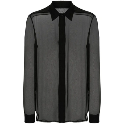 Rick Owens Shirts In Black