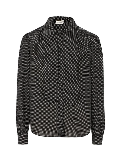 Saint Laurent Shirts In Noir Craie