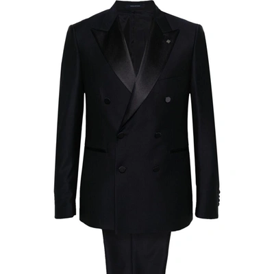 Tagliatore Suits In Blue