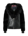 PHILIPP PLEIN LEATHER BOMBER "BEVERLY BOULEVARD",A17CWLB0182PCO030F0202