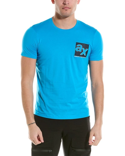 Armani Exchange T-shirt In Blue