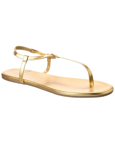 Tkees Mariana Leather Sandal In Gold