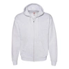 Hanes Ecosmart Full-zip Hooded Sweatshirt In White