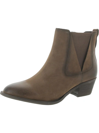 David Tate Arietaboot Womens Leather Casual Ankle Boots In Brown