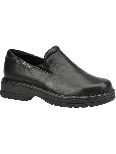 Eastland Newport Mens Leather Slip On Loafers In Black