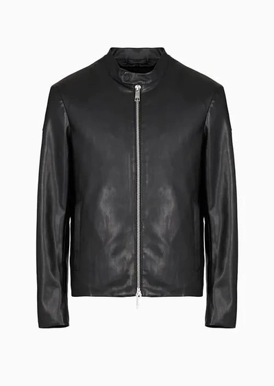 Armani Exchange Coats In Black