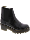 DR. MARTENS' ROZALIE WOMENS LEATHER ANKLE CHELSEA BOOTS