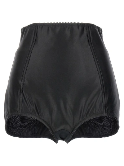 Dolce & Gabbana Satin Culottes In Black