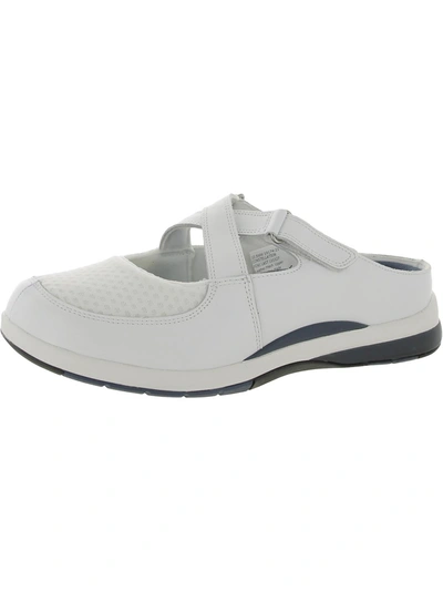Drew Constellation Womens Leather Lifestyle Slip-on Sneakers In White