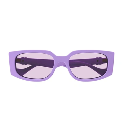 Gucci Gg1534s Line Gg Logo Sunglasses In Viola