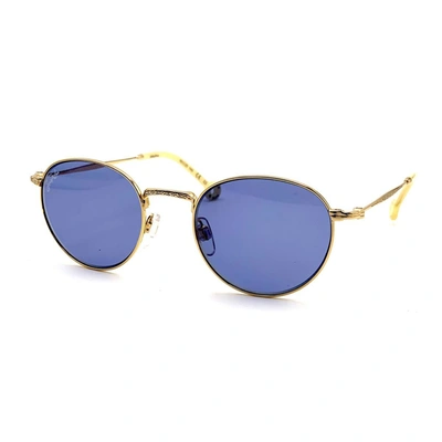 Hally & Son Hs632s Sunglasses In Gold
