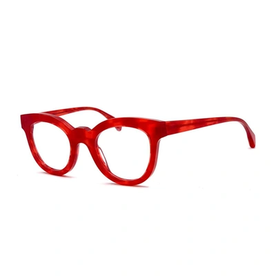 Jacques Durand Re M 218 Eyeglasses In Red