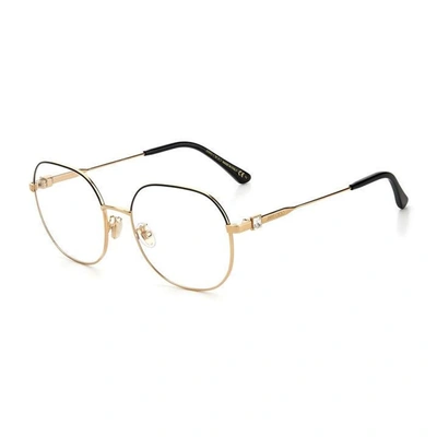 Jimmy Choo Jc 305/g 02m2 00 Round Eyeglasses 55 Mm In Yellow