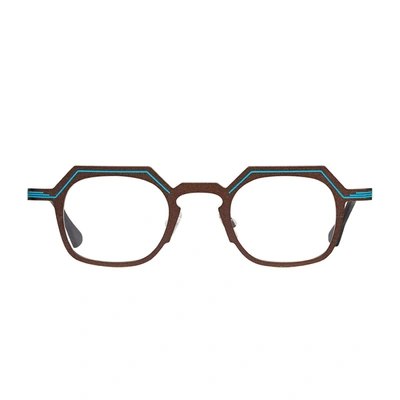 Matttew Delta Eyeglasses In Brown
