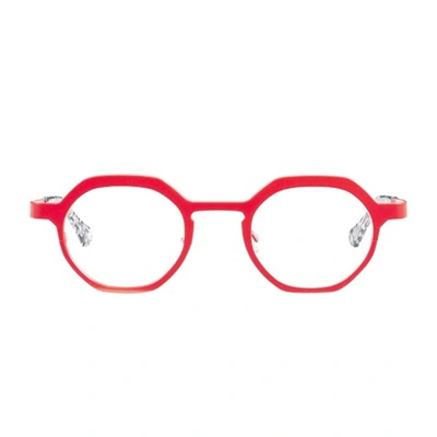 Matttew Retro Eyeglasses In Red
