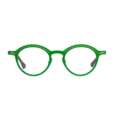 Matttew Tetra Eyeglasses In Green