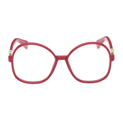 Max Mara Mm5100 075 Glasses In Rosso