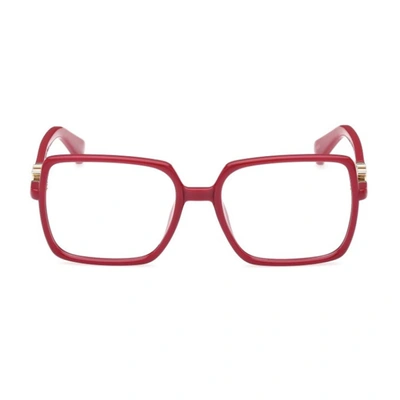 Max Mara Mm5108 075 Glasses In Rosso