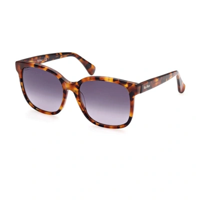 Max Mara Square Frame Sunglasses In Arancione
