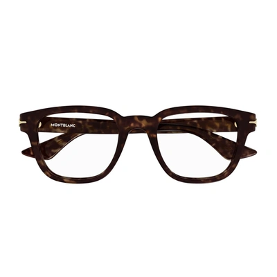 Montblanc Mb0305o 002 Glasses In Marrone