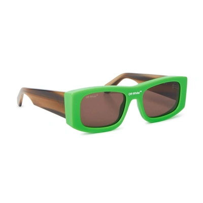 Off-white Lucio Sunglasses In Verde