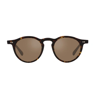 Oliver Peoples Sunglasses In Semi Matte Atago Tortoise