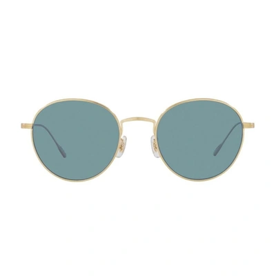 Oliver Peoples Womens Gold Ov1306st Altair Phantos-frame Titanium Sunglasses