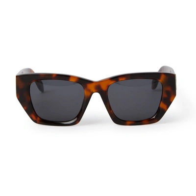 Palm Angels Hinkley Square Frame Sunglasses In Marrone