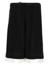 Wales Bonner Revelation Overlay Effect Bermuda Short In Black