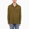 SÉFR MOSS GREEN COTTON SHIRT