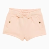 Chloé Pale Pink Cotton Shorts In Pink