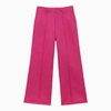 Chloé Ceremony Linen-blend Trousers In Pink
