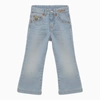 Chloé Washed-effect Denim Jeans In Blue