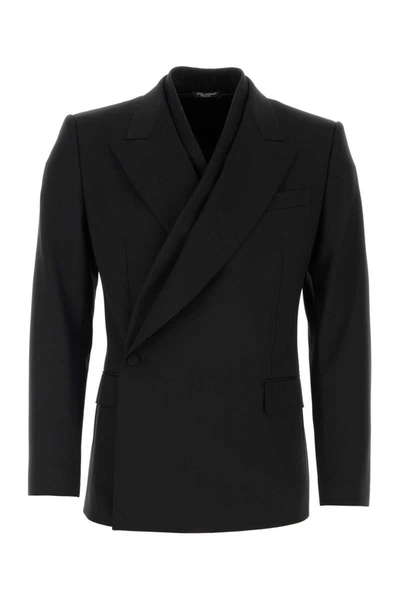 Dolce & Gabbana Jackets And Vests In Black