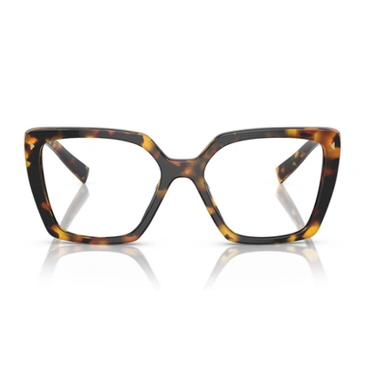 Prada Pr16zv Eyeglasses In Brown