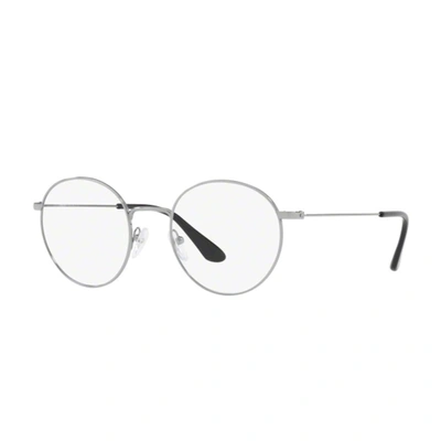 Prada Pr64tv Eyeglasses In Silver