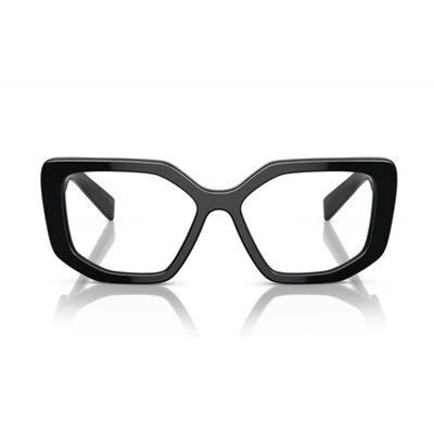 Prada Pra04v Eyeglasses In Black