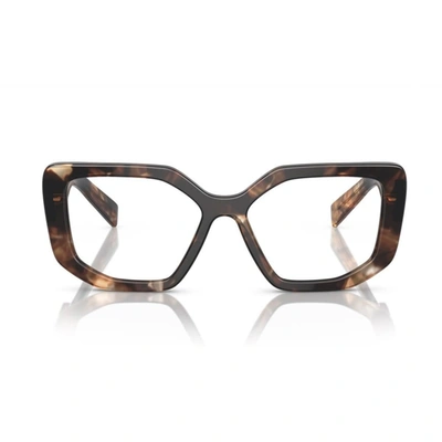 Prada Pra04v Eyeglasses In Black