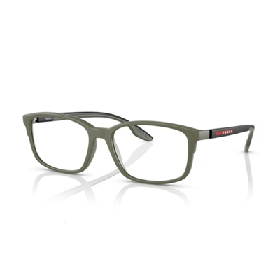 Prada Ps01pv Eyeglasses In Green