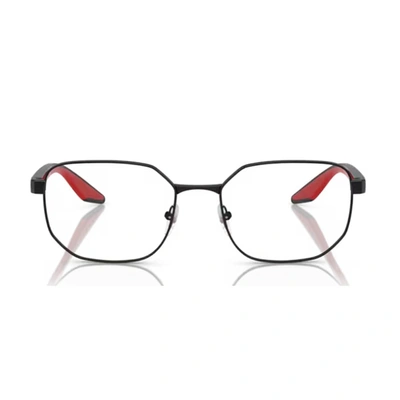 Prada Ps50qv Eyeglasses In Burgundy