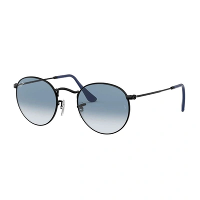 Ray Ban Ray-ban  Rb3447 - Round Metal Sunglasses In Blue