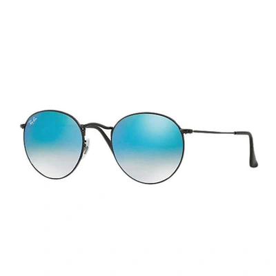 Ray Ban Round Metal Rb 3447 Sunglasses In Black