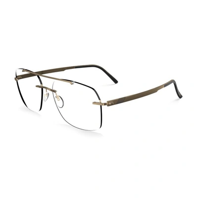 Silhouette Eyewear In 7520 23kt Gold