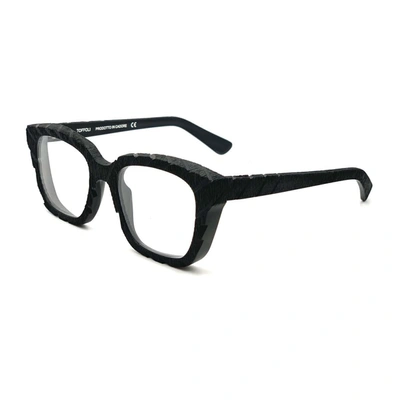 Toffoli Costantino Tblack 01 Tracciato Eyeglasses In Black