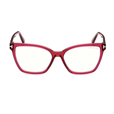Tom Ford Ft5812 Eyeglasses In Red