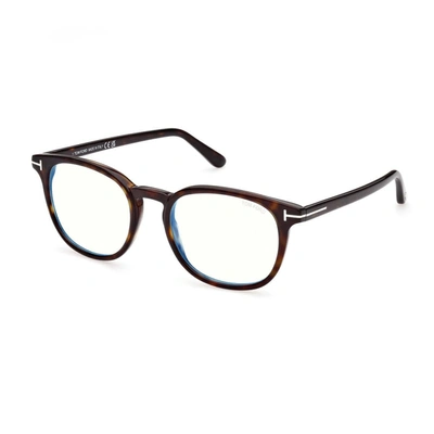 Tom Ford Ft5819 Glasses In Marrone