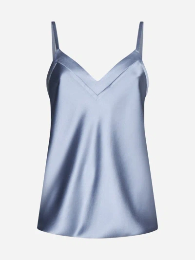 Blanca Vita Top In Light Blue