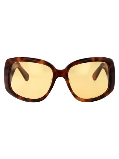 Gcds Gd0030 Sunglasses In 53e Avana Bionda/marrone