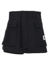 Sacai Black Carhartt Wip Edition Shorts In Black